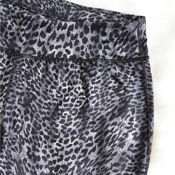 Grey Leopard Print Workout Pants - Picture 3 of 12